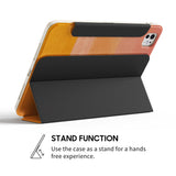 Cyan Sun - Leather Magnetic iPad Case