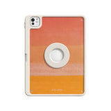 Cyan Sun - Leather Magnetic iPad Case