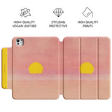 Pink Clouds - Leather Magnetic iPad Case