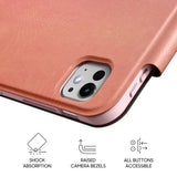 Peach Sunset - Leather Magnetic iPad Case