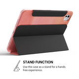 Peach Sunset - Leather Magnetic iPad Case