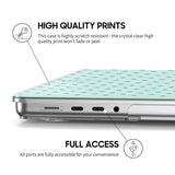 Blue Green - Clear MacBook Case