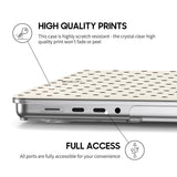 Black White - Clear MacBook Case