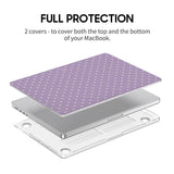 Pink Purple - Clear MacBook Case