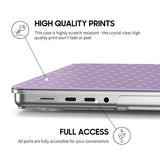 Pink Purple - Clear MacBook Case