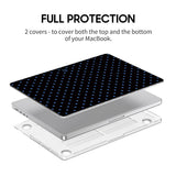 Blue Black - Clear MacBook Case