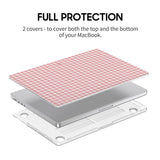 Peach Pink - Clear MacBook Case