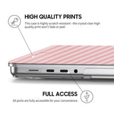 Peach Pink - Clear MacBook Case