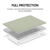 Pale Green - Clear MacBook Case