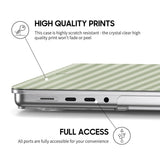Pale Green - Clear MacBook Case