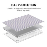 Soft Purple - Clear MacBook Case