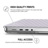 Soft Purple - Clear MacBook Case