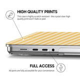 Warm Yellow - Clear MacBook Case