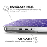 Purple Mist - Clear MacBook Case