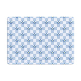 Blue Flowers - Clear MacBook Case