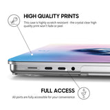 Blueberries - Clear MacBook Case