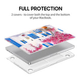 Bougainvillea - Clear MacBook Case