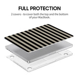 Dark Chocolate - Clear MacBook Case