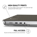Dark Chocolate - Clear MacBook Case