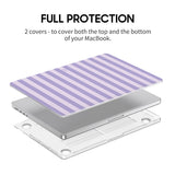 Light Purple - Clear MacBook Case