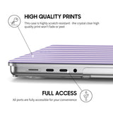 Light Purple - Clear MacBook Case
