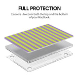 Green Purple - Clear MacBook Case