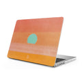 Cyan Sun - Clear MacBook Case