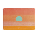 Cyan Sun - Clear MacBook Case