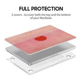 Red Sun - Clear MacBook Case