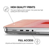 Red Sun - Clear MacBook Case