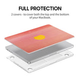 Peach Sunset - Clear MacBook Case