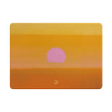 Warm Orange - Clear MacBook Case