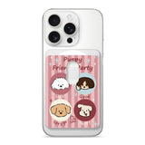 Puppy Party - Matte Magnetic Wallet