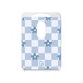 Blue Flowers - Matte Magnetic Wallet