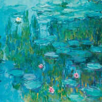 Water Lilies (Turquoise)