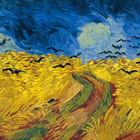 Wheat Field with Crows
