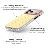 Yellow Pink - Clear iPhone Case