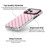 Berry Pink - Clear iPhone Case