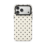 Black White - Clear iPhone Case