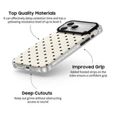 Black White - Clear iPhone Case