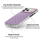Pink Purple - Clear iPhone Case