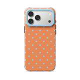 Orange Blue - Clear iPhone Case