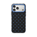 Blue Black - Clear iPhone Case