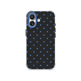 Blue Black - Clear iPhone Case