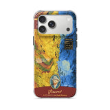 Wheat Field with Crows - Clear iPhone Case