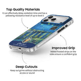 Starry Night Over the Rhone - Clear iPhone Case