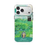 Green Wheat Fields, Auvers - Clear iPhone Case