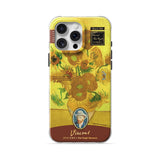 Vase with Twelve Sunflowers - Clear iPhone Case