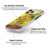Vase with Twelve Sunflowers - Clear iPhone Case
