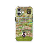 Bridge Over a Pond of Water Lilies - Clear iPhone Case